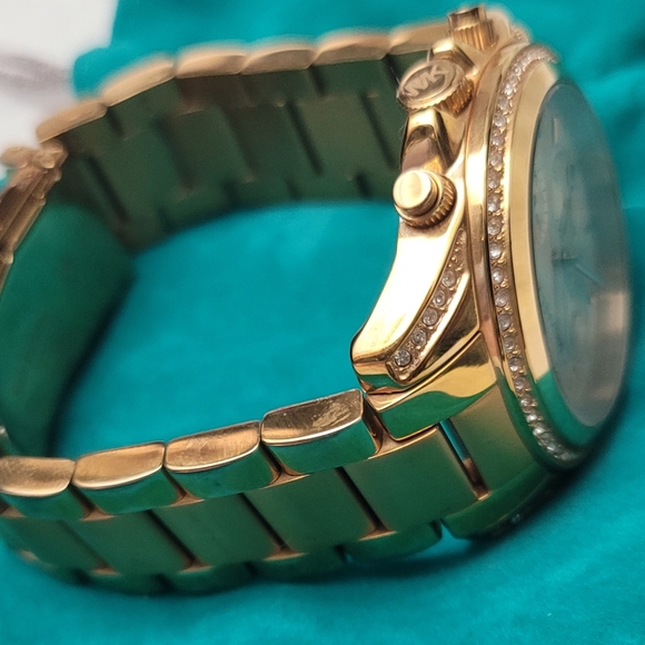 MICHAEL KORS Blair Rose Gold-Tone Stainless Steel Chronograph Watch - Picture 13 of 13